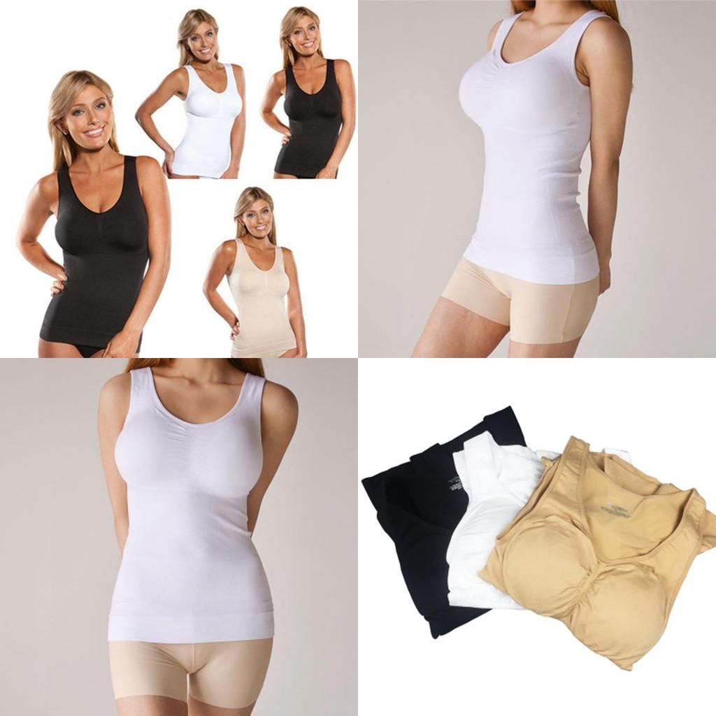Nylon-Stoff Damen Kompressions-Tanktop Mit Halt Und Glättung Für Sommer Und Winter