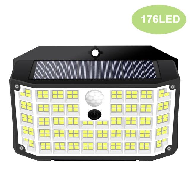 

106 LED Solar Wall & Lawn Light with Split Solar Induction