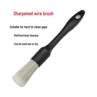 Soft Bristle Car Interior Detail Brush for Vents, Seats, and Crevices