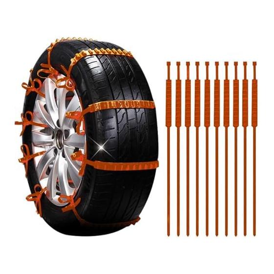 Sugarello Tire Chain, Car Snow Chain, Wheel Chain, Emergency Portable Chain, Disaster Prevention, Snowy Road, Ice Burn, Anti-Slip, Freeze, Anti-Slip,