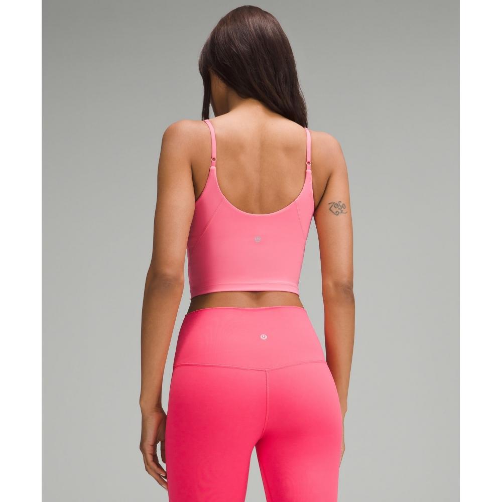 Lululemon Align  Cropped CAmi TAnk Top  Light Support  A B Cup sAkurA Pink