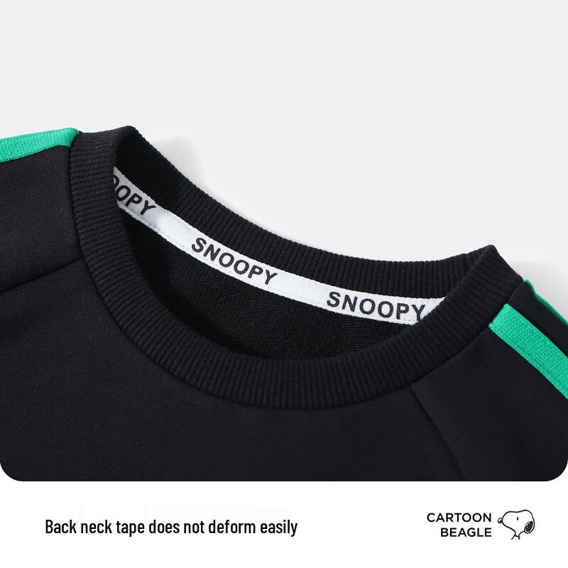 Snoopy Boys' Striped Sweatshirt