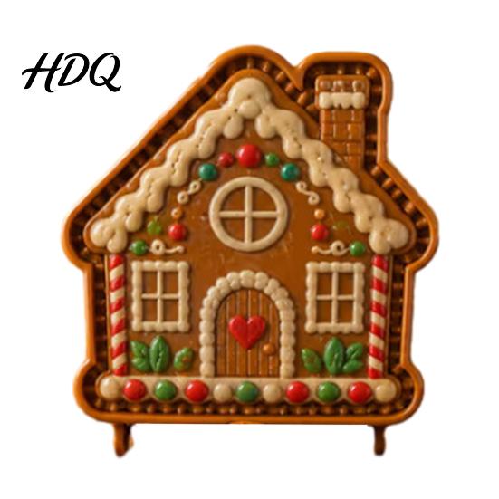 Gadget per la Cottura Fai-da-te in Cucina Stampo Mini Torta di Natale per Torte a Mano Casa Pan di Zenzero Festivo Babbo Natale Stampi per Biscotti dalla Forma Carina Strumenti a Pressione
