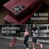 CASEME 033 Series For Samsung Galaxy S23 Ultra Case RFID Blocking Wallet Stand Calf Texture Leather Phone Cover