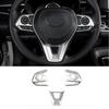 Matte Silver Internal Steering Wheel Trim 3pcs For Toyota Corolla -2025