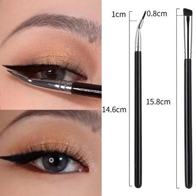1PC Eyeliner Brush Eyebrow Eyeliner Contour Angled Brush Portable Small Angled Eyebrow Liner Brush Women Makeup Cosmetic Tools