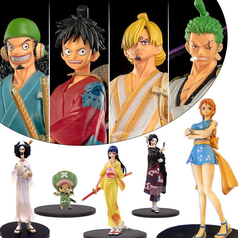 Exquisite One Piece Actionfiguren-Kollektion mit Luffy Robin Kiku Nami Usopp Chopper Sanji Zoro Modellen