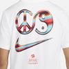 Nike Sportswear Logo Print Crew Neck Short Sleeve T-Shirt Men Tops White DR8067-100