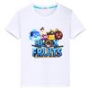 Tricou New Game Blox Fruits 100% bumbac pentru copii băiat 10 ani tricouri anime Topuri scurte tricou mândrie y2k haine pentru copii dintr-o singură bucată fete