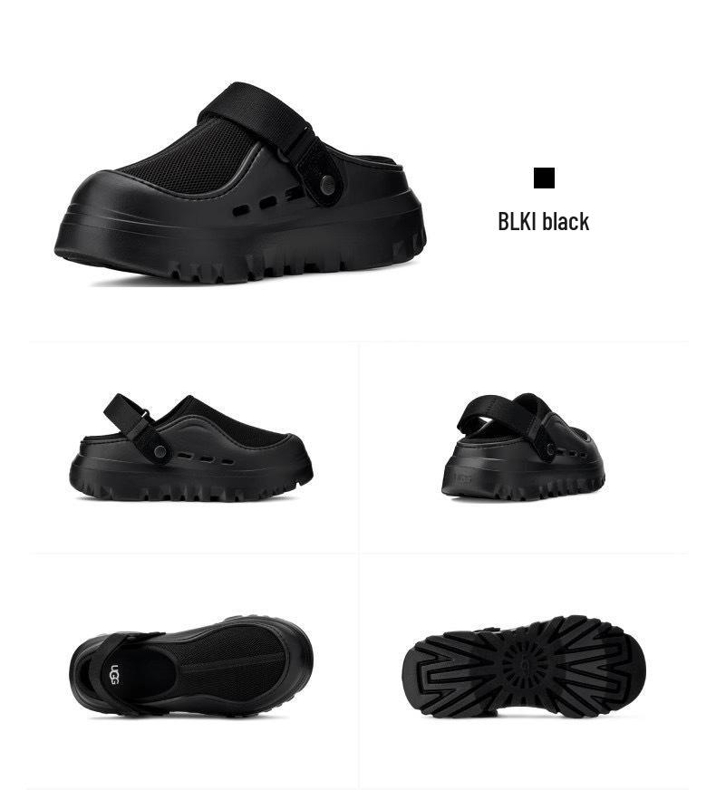 Damen Sandalen mit dicker Sohle und Absatz zum Hineinschlüpfen für Frühling/Sommer 2025