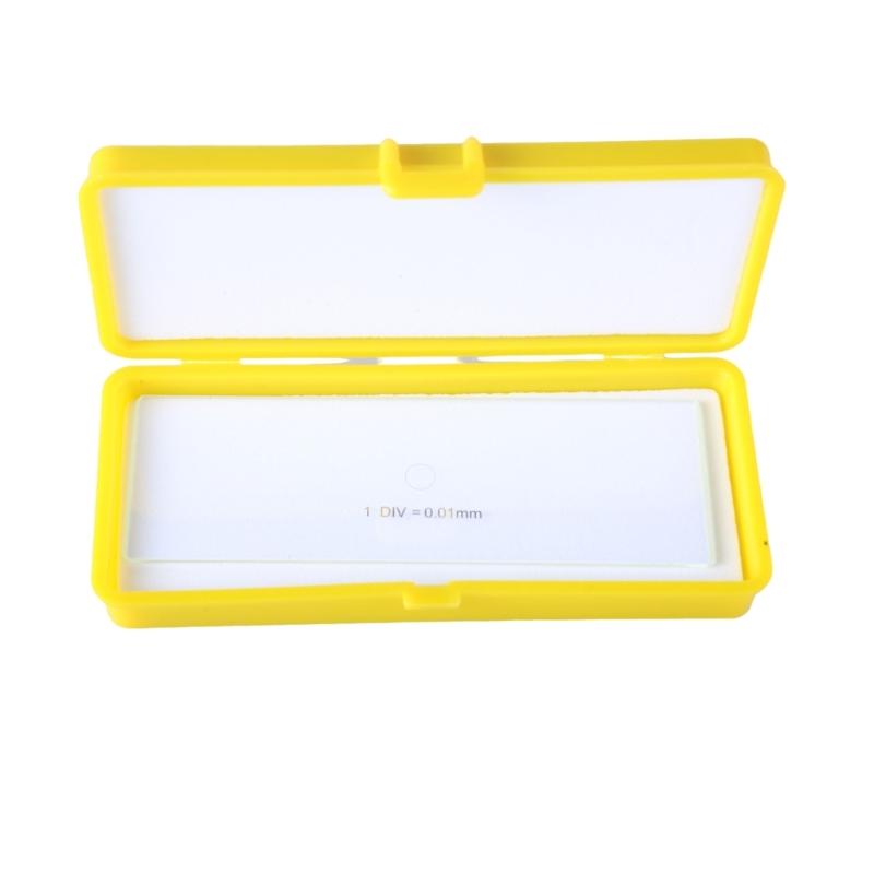 

Microscope Calibration Slide Stage Micrometer High Precision Eyepiece Calibration Ruler Slides Ocular Reticle