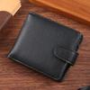 Men's High-Capacity PU Leather Wallet with Multiple Card Slots