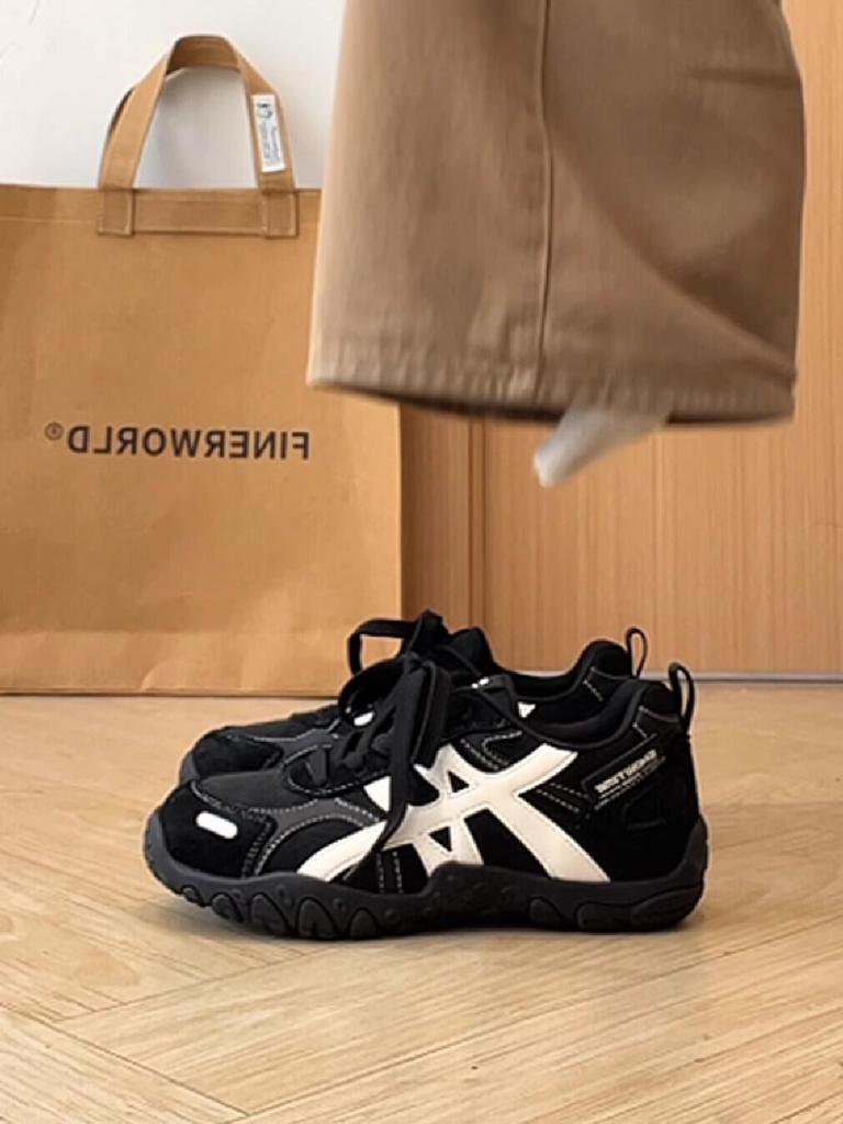 Thick-soled Forrest Gump Training Shoes Women's 2025 New Autumn Versatile Retro Casual Sports Shoes Soft-soled Dad Shoes