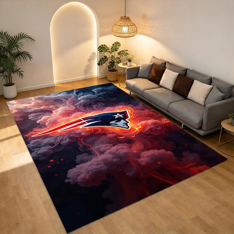 Patriots Flame Living Room Nonslip Area Rug Soft Carpet For Bedroom Game Playroom Sofa Office Home Decor Doormat Christmas Gift C10272