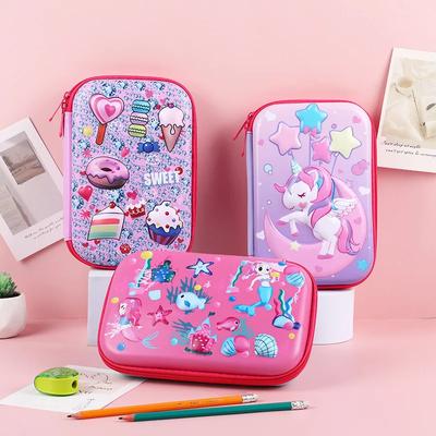 Duża pojemność piórników z kreskówek dla dzieci Piórnik ze zwierzętami Kawaii Prezent dla dzieci Torba na przybory szkolne