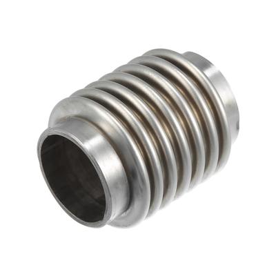 Ein ABSOPRO Flexible Auspuffrohr für Autos 38x70mm Auspuff Flex-Verbindungsrohr Faltenbalg Universell für Auto Langlebig Edelstahl Silberfarben