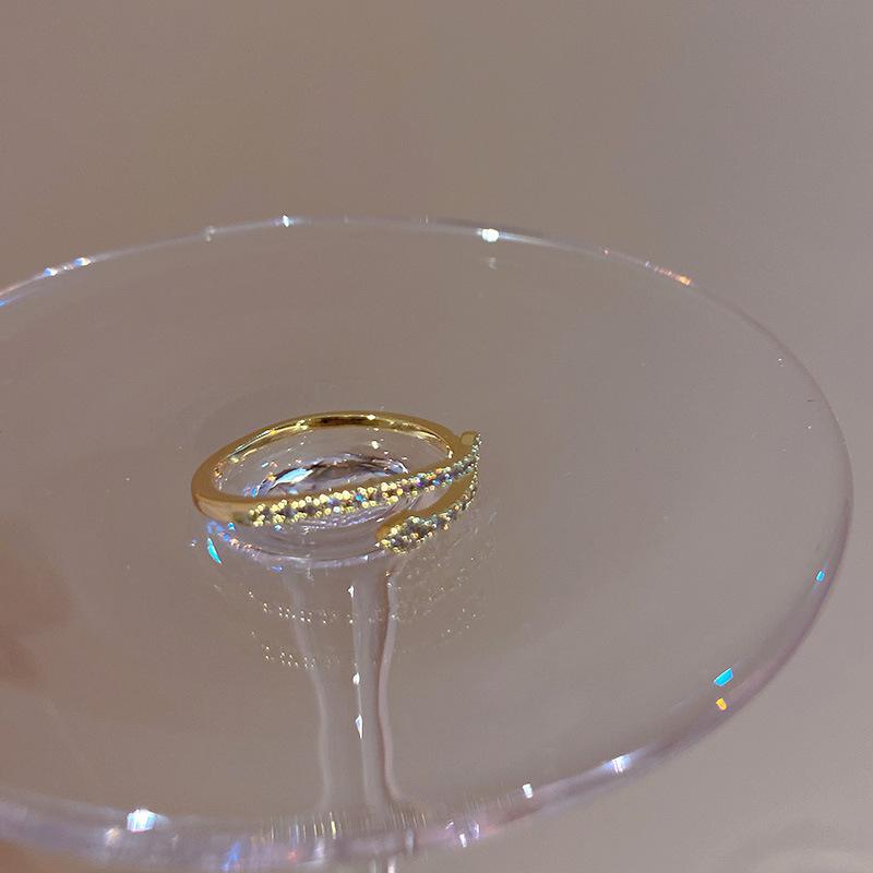 Verstellbare Größe Ring Schlange Mode Persönlichkeit Zeigefinger Set Zirkonia Ring Weiblich Nischendesign Hochwertiger Sinn Leichter Luxus Ins Fingerring