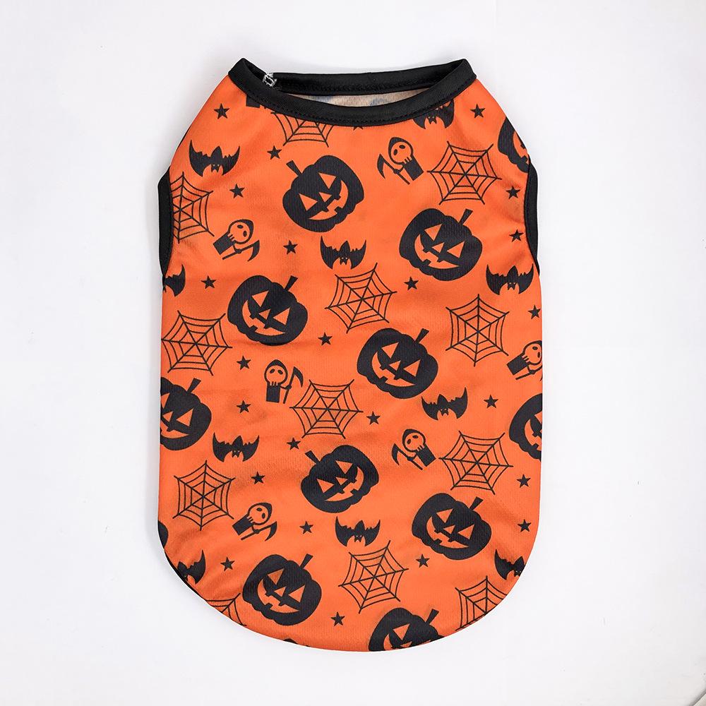 Pet Halloween Summer Vest: Spider, Devil, Pumpkin Designs