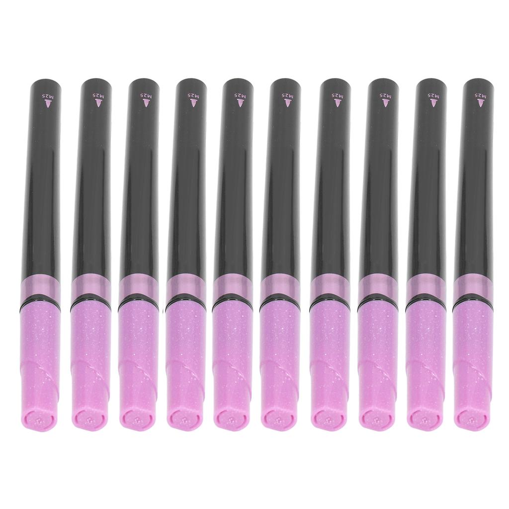 10 Pcs Paint Markers Purple Metal Texture Waterproof Glass Marker for DIY Album Clothes Ceramic Hand Painted