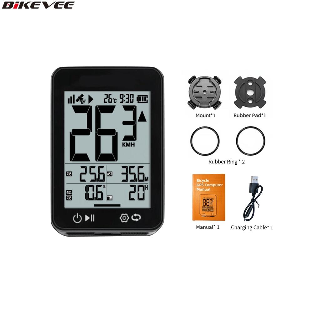 Wireless Bike Computer Speedometer Odometer Stopwatch Waterproof Rechargeable GPS Bicycle Computer Cycling Accessories