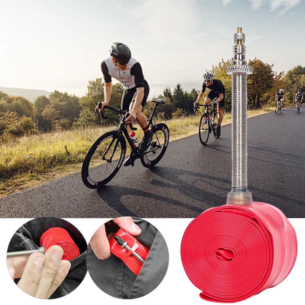 700C X 23 25 28C Ultralight Bike Inner Tube 60mm Length  Valve Road Bicycle TPU Inner Tube Super Light Tube for Road Bike