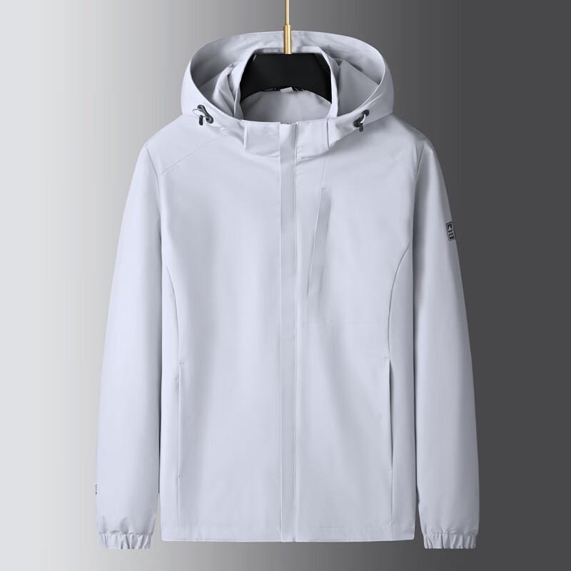 

Men s Plus Size Hooded Windbreaker Jacket XL