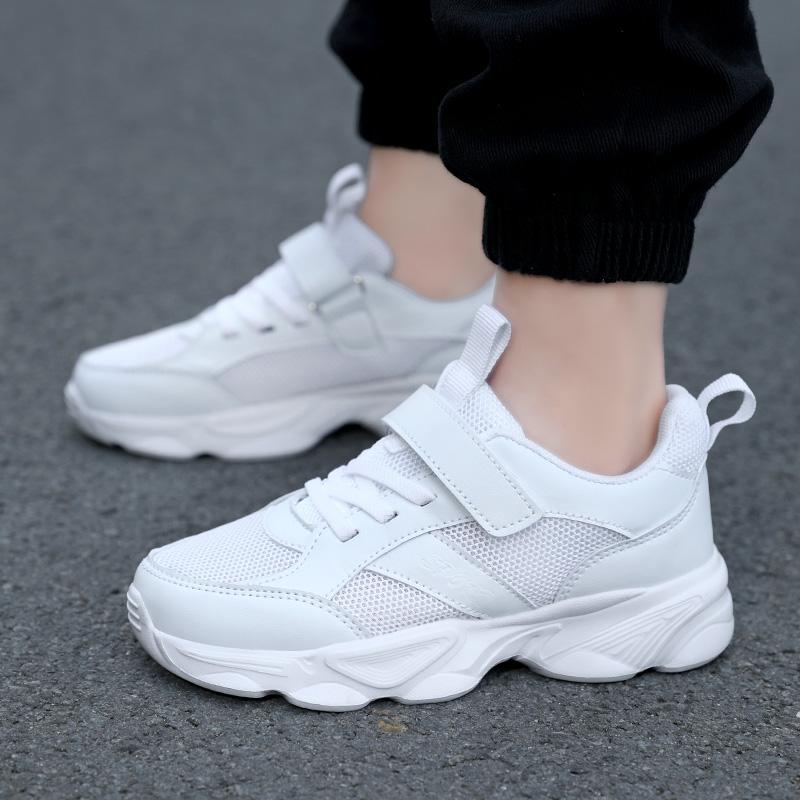 2025 Children Fashion Sports Shoes Breathable Boys Black School Walking Shoes Non Slip Kids Girls Casual Running Sneaker