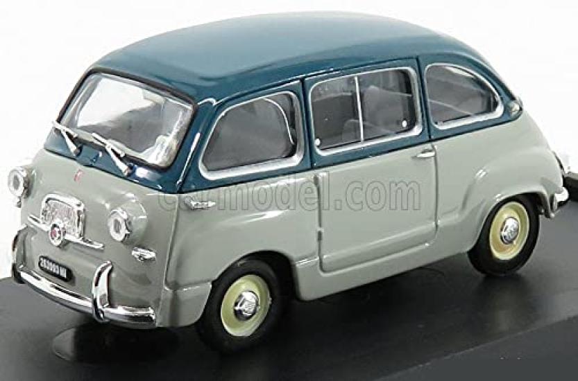 Blum Scale Fiat 600 Multipla 1A Series 1956 BRUMM FIAT 600 MULTIPLA 1A SERIE 1/43 Blue/Gray