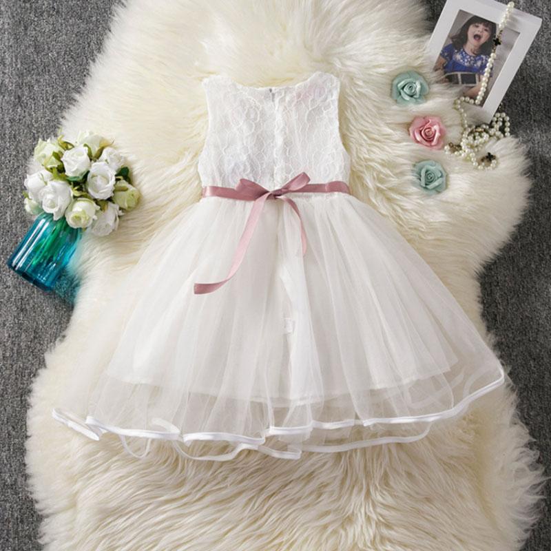 Baby Girl Summer Dress Children Fashion Wedding Clothes Flower Birthday Party Princess Evening Dresses Kids