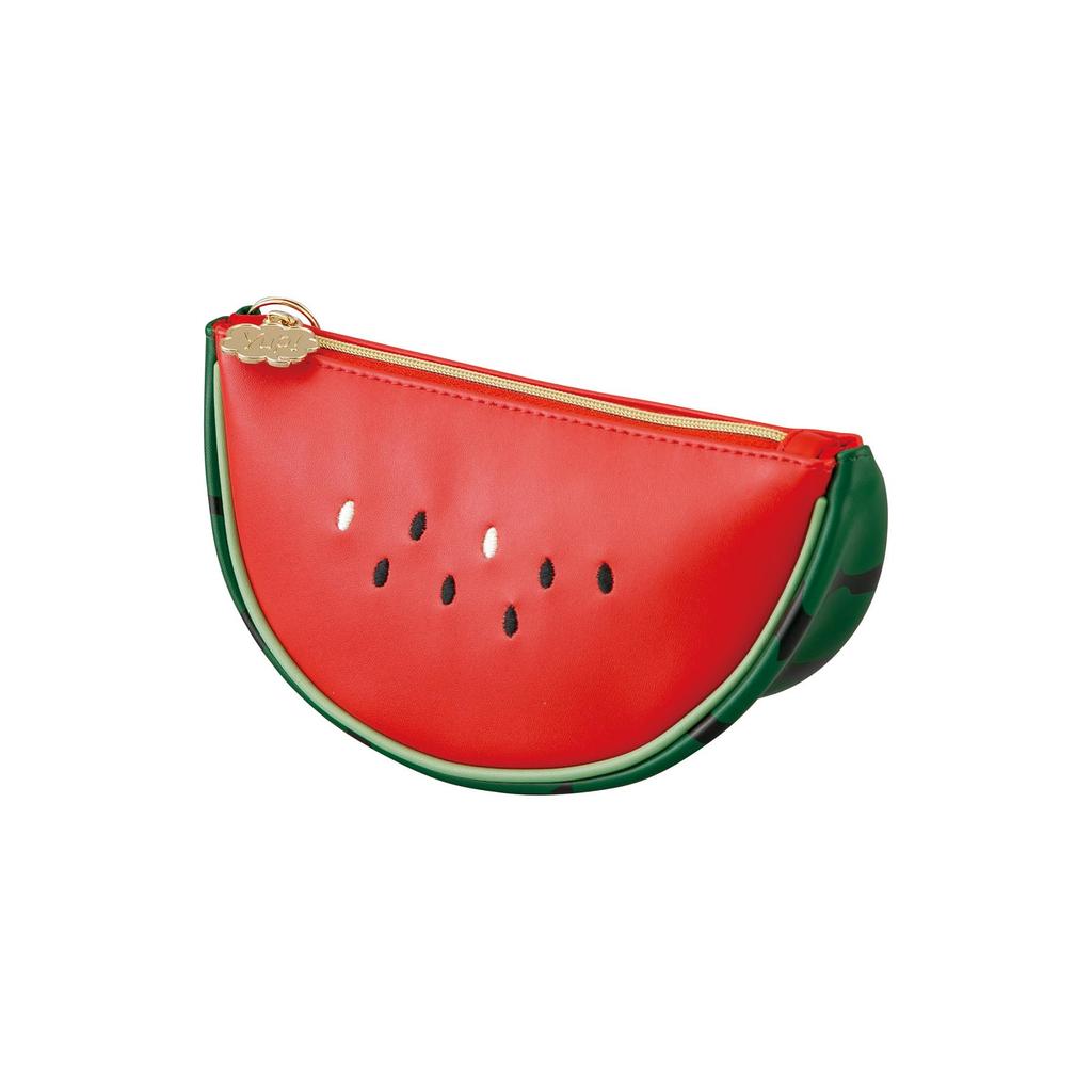 Marushin Fresh Watermelon Food Funny Pencil 0585016700 Yup! Pouch, Case/Cosmetic Pouch,