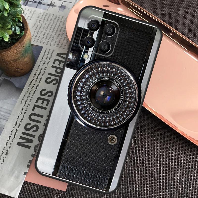 Vintage Retro Camera For Samsung Galaxy M34 M54 M14 M53 M33 M13 M12 M32 M52 M20 M15 M55 M21 M51 M30s M31s Case
