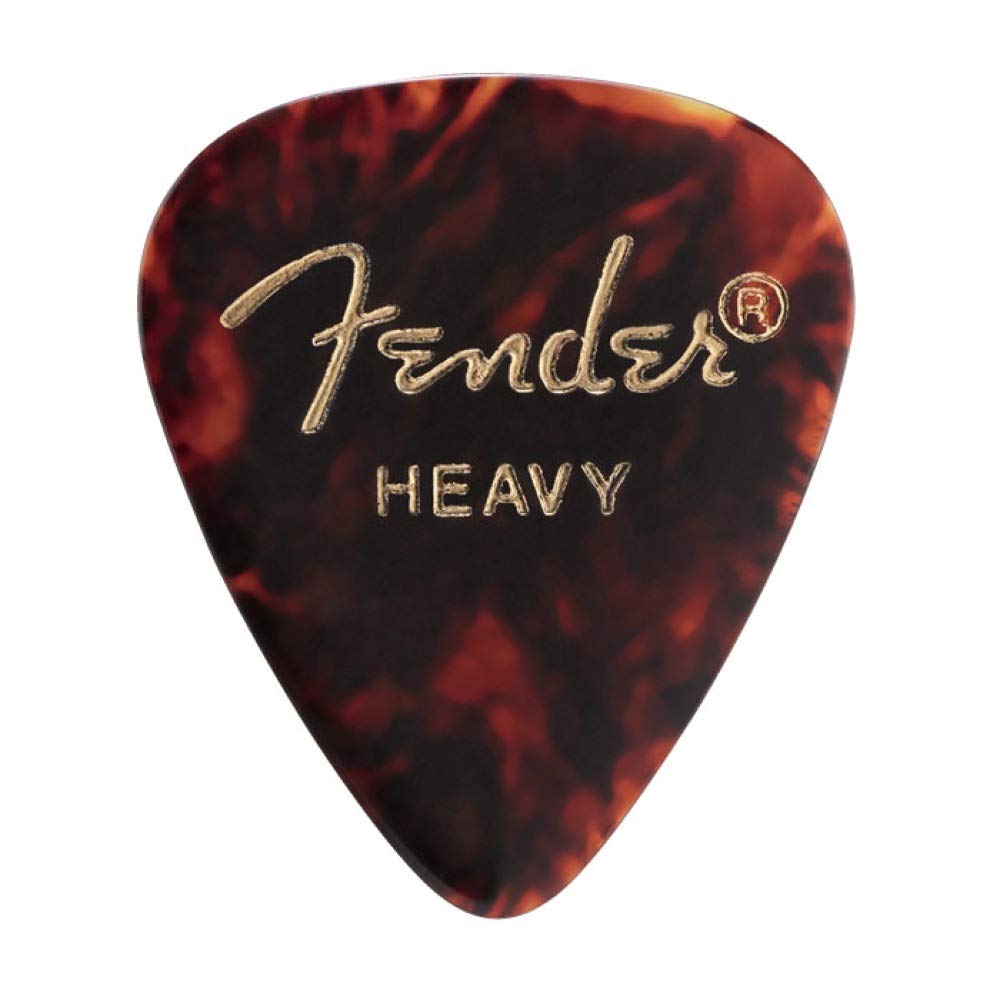 Fender 351 Shape Classic Picks, Heavy, Shell (12 Pack)