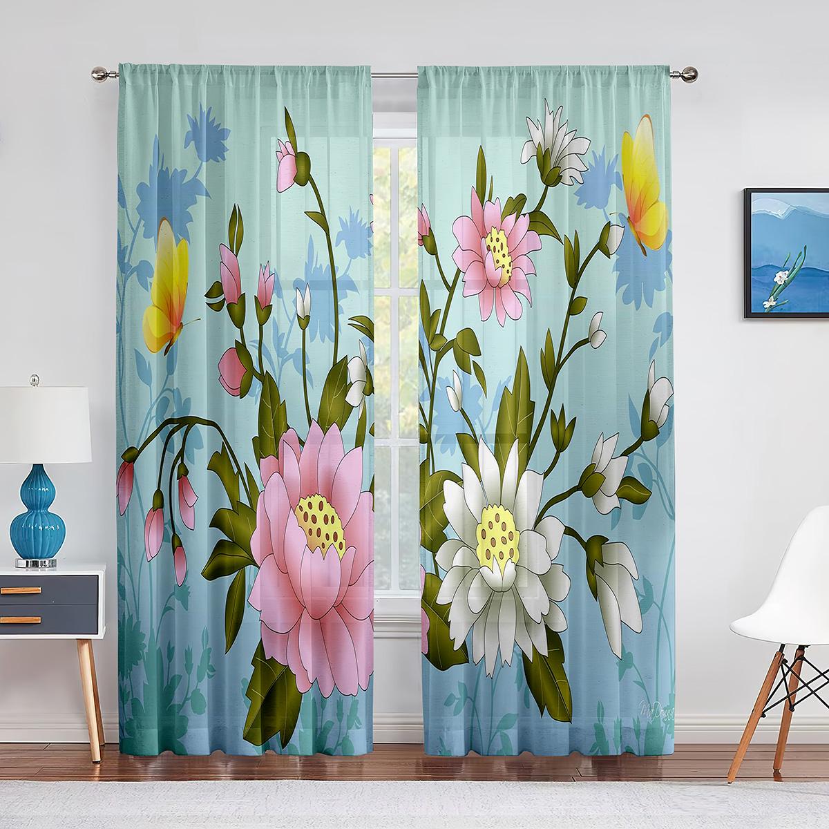 Романтическая роза с цветочным принтом — фото 4