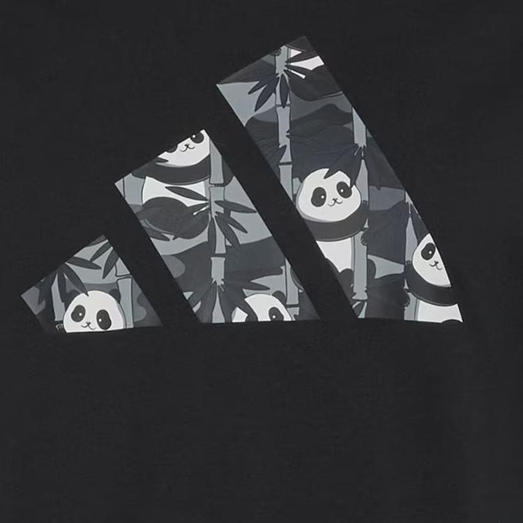 Adidas Panda Chill Camo Pattern Comfortable Soft T-Shirt Men tops KB4849