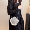 Acrylic Box Bag for Women 2025 Niche Floral Design Unique Elegant Handheld Evening Bag