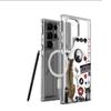 Back Cheetah Magnetic Transparent Full Coverage Case for iPhone 15/16/17 Pro Max