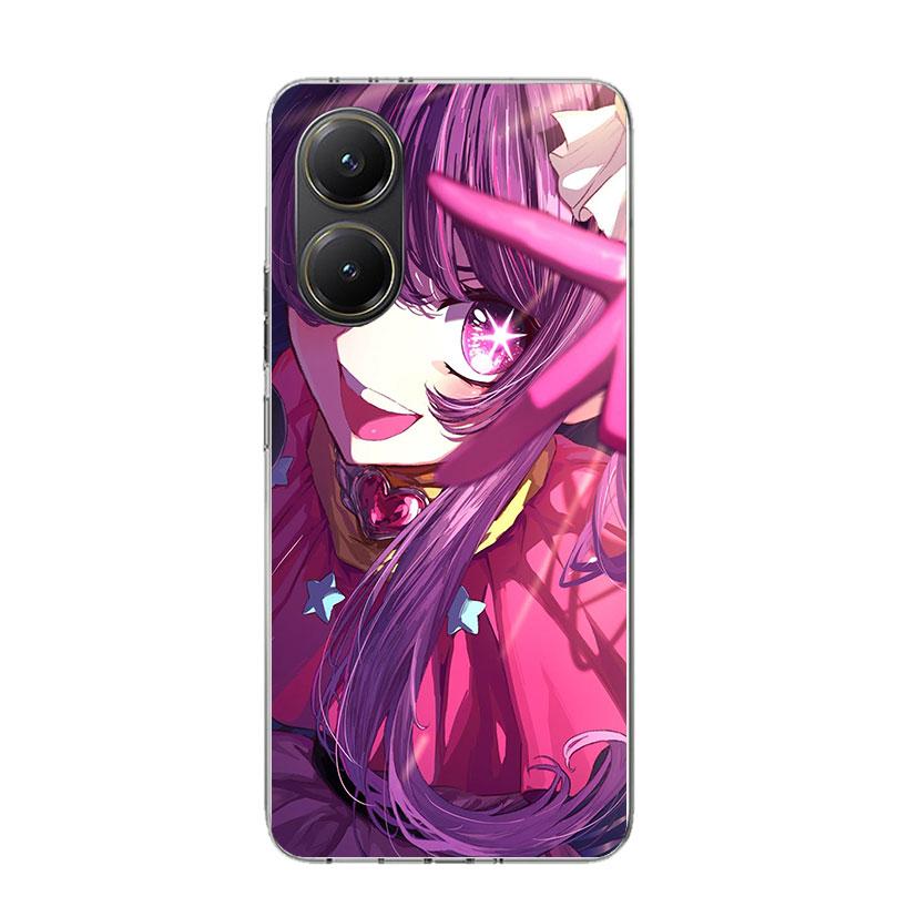 Oshi No Ko Phone Case For Xiaomi Poco X7 X6 X5 Pro F7 Ultra Redmi 15C 15 13 13C 12 12C 10 10A 10C 9 9A 9C 9T Cover Poco X7 X6 X5