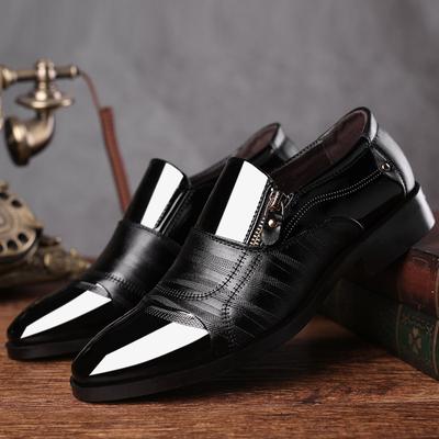 Herren Formelle Schuhe Slipper Reißverschlüsse Allround-Freizeit-Business-Schuhe Kleid Herren Hochzeitsparty Schuhe für Herren Mokassins große Größe 48