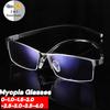 Men's Business Photochromic Myopia Glasses Women's Retro Classic Eyewear Diopter 0 To -6.0 Trend Fashion Near Sight Eyeglasses