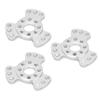 3Pcs Wheel Adapter Omnidirectional Hub Spacer Plate Smart Robot Accessories for Andymark