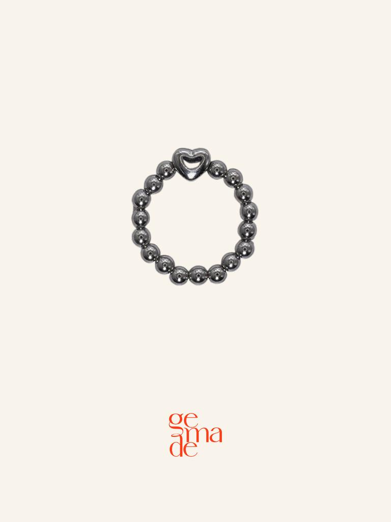 Gemade Steel Heart Ring #R006