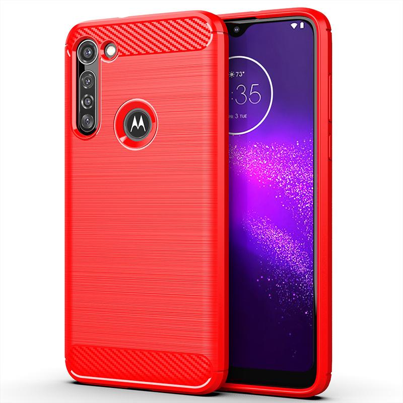 

Матовый силиконовый чехол для Moto G8 Power, противоударный чехол из углеродного волокна для задней панели телефона Moto G8 Power, противоударный матовый чехол Moto G8 Power чёрный