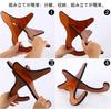 Guitar Stand Violin Stand Ukulele Stand Floor Portable Wooden Stand Universal Foldable X Frame with Rubber Cover Edges for Guitars Under 38 Inch Small