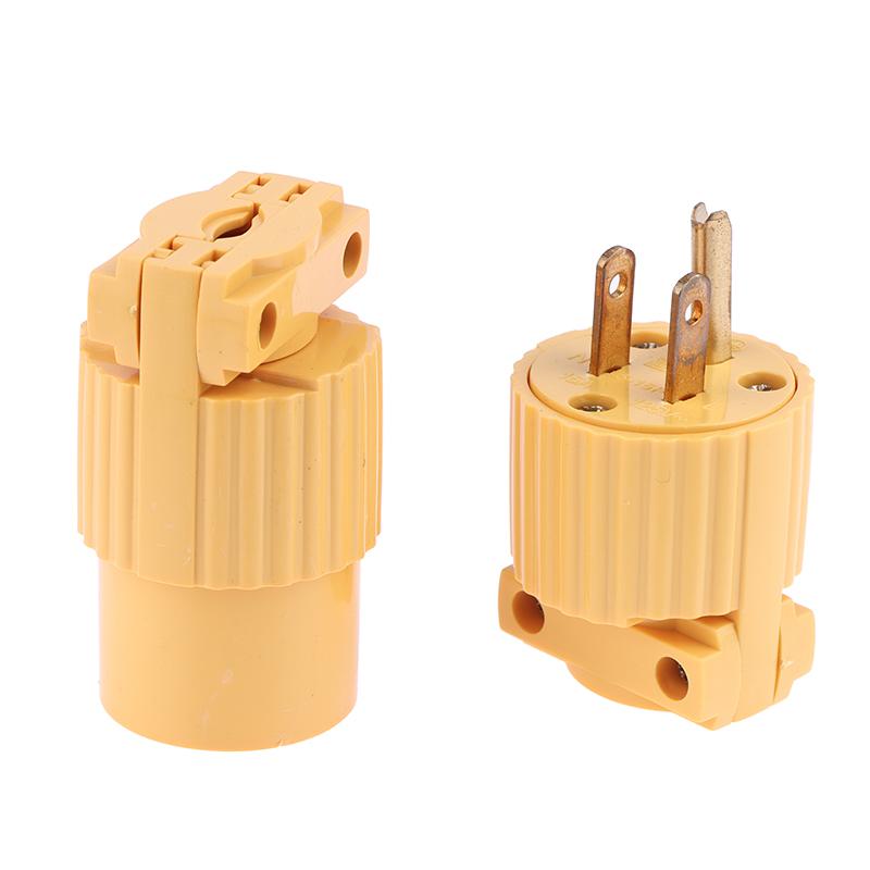 Yellow America L5-15R L5-15P L6-15R 6-15P Type B 15A Us Industry Power Socket Plug Male Female 3 Pole Locked Wiring Connector