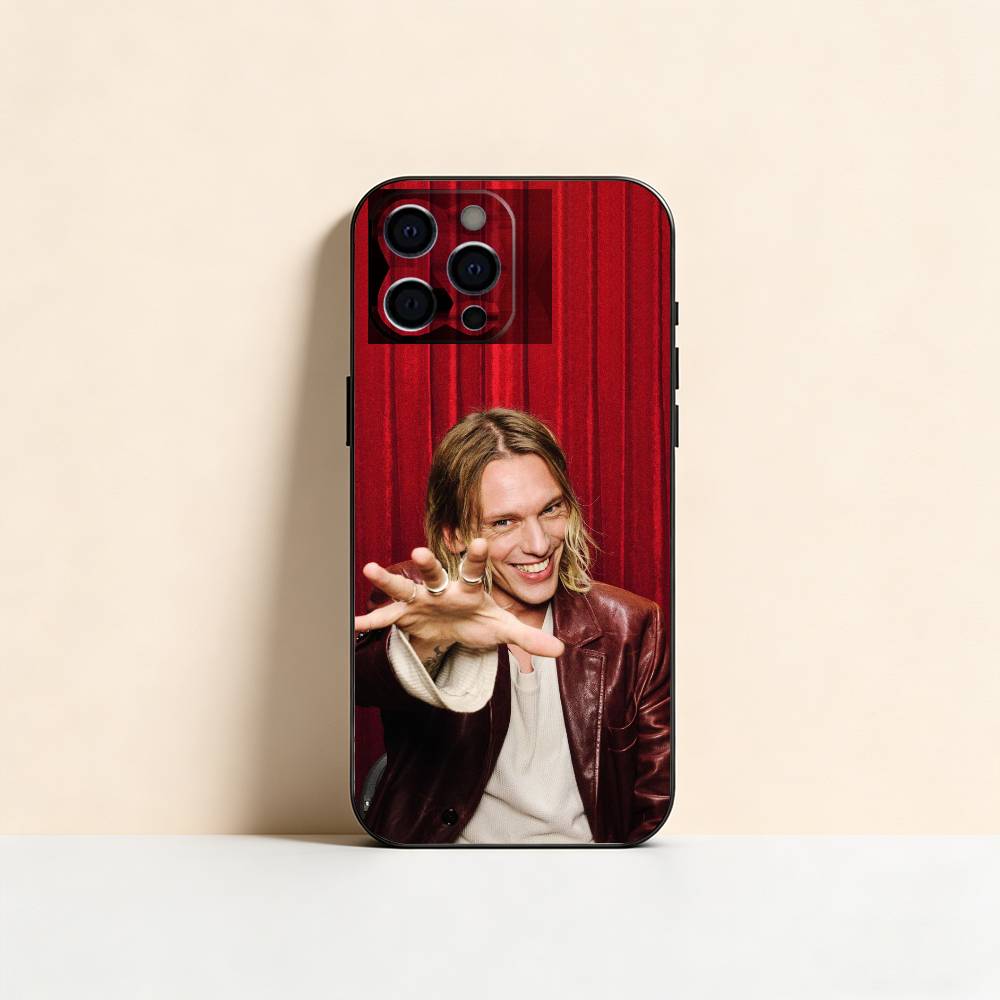J-Jamie Campbell Bower Phone Case For iPhone 17,16,15,14,13,12,11 Plus,Pro Max,XS,Soft Silicone Black Cover