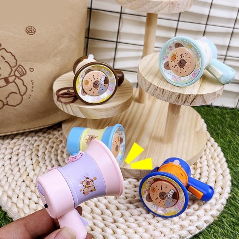 Whimsical Capybara Voice Recorder Keychain 30 Second Memory Storage Bag Bag Pendant Car Accessory Novelty Keyring