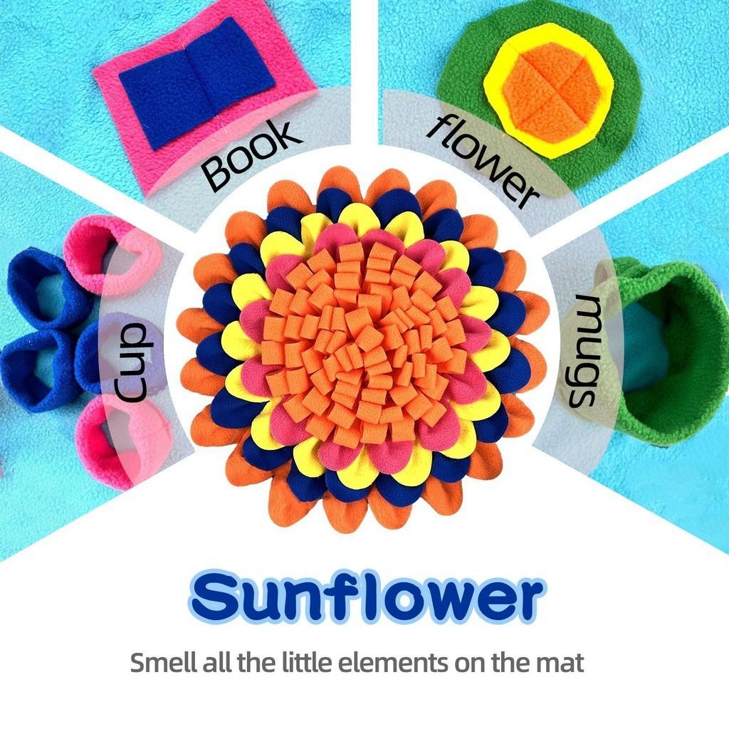 Interaktivní čichací podložka pro mazlíčky Materiál: Fleece Podporuje přirozené hledání potravy