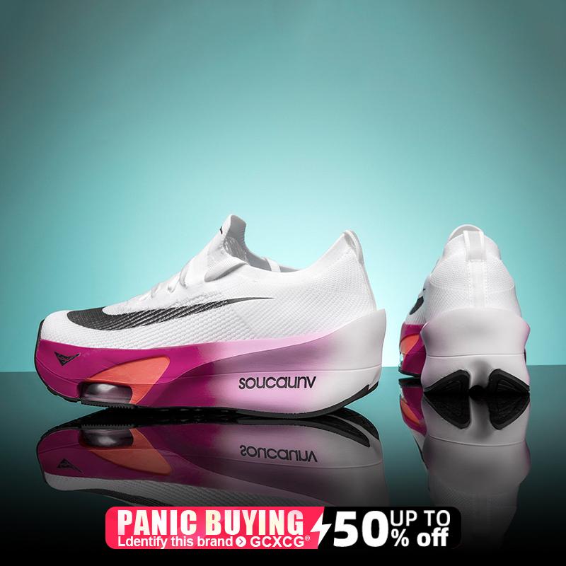 

Кроссовки для бега Специальные кроссовки для марафона с воздушной подушкой для мужчин и женщин Спортивные дышащие легкие удобные нескользящие кроссовки для женщин 33