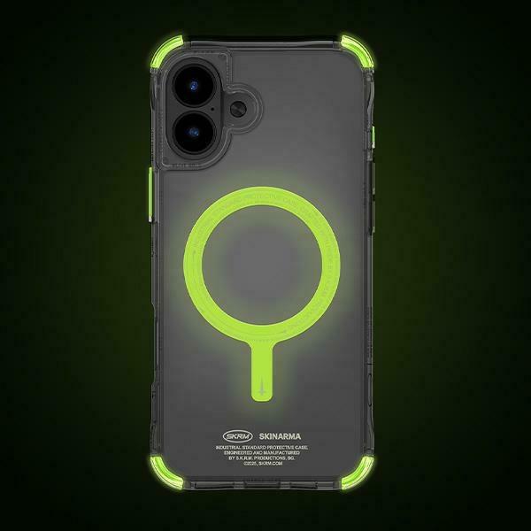 Pouzdro pro iPhone 16 Skinarma MagSafe Zelené