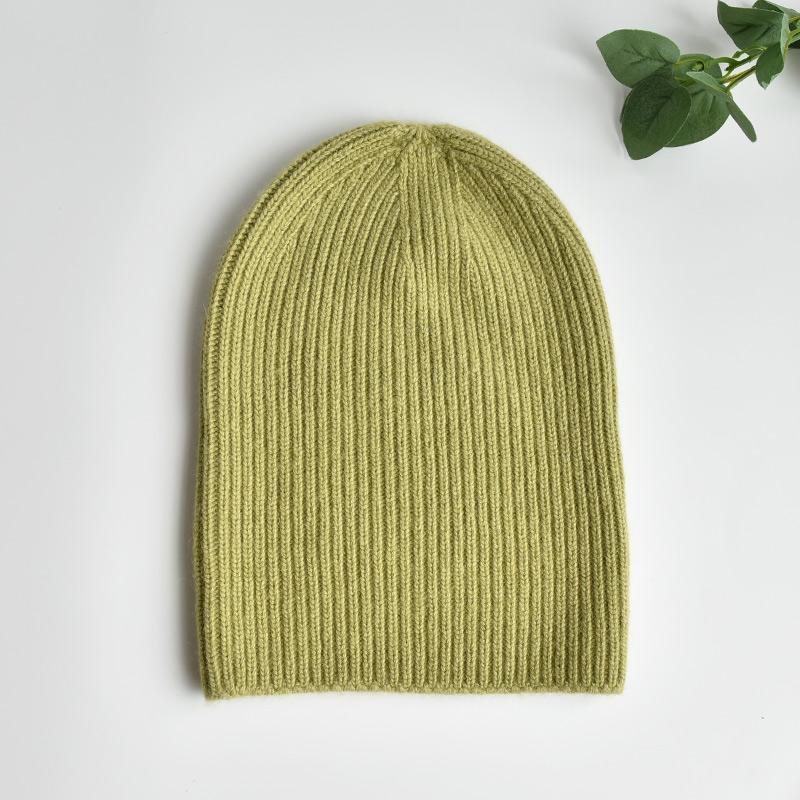 Custom Winter Wool Knitted Beanie for Women Men Unisex Warm Cuff Beanie High Quality Plain Beanies Factory